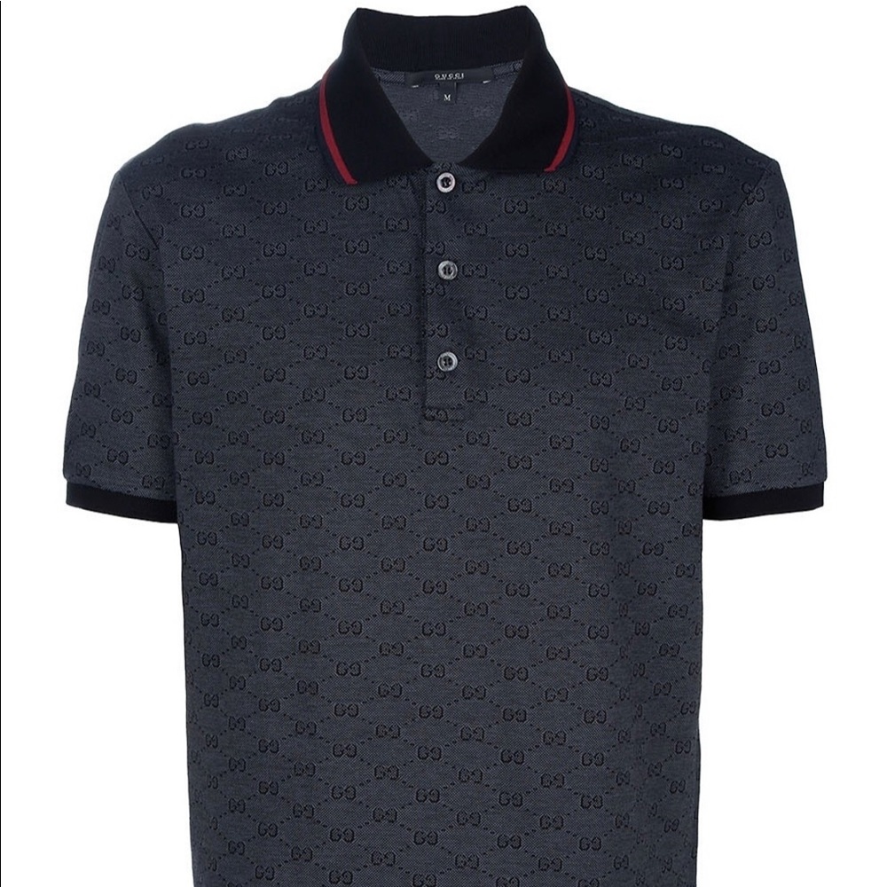 Gucci monogram polo shirt
